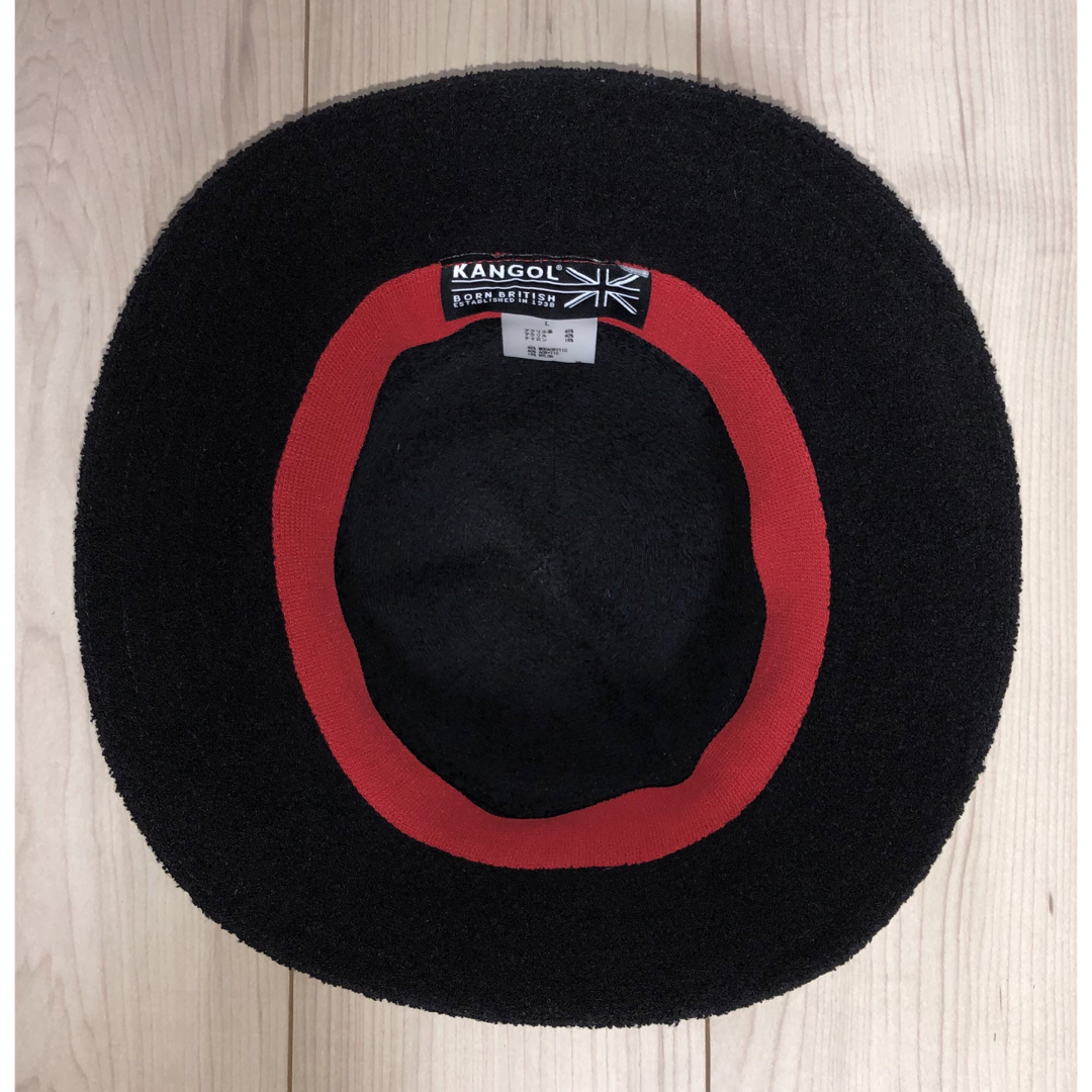 KANGOL(カンゴール)のL 美品 KANGOL Bermuda Bucket バケットハット ブラック メンズの帽子(ハット)の商品写真