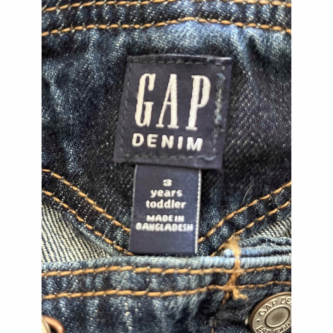 GAP(ギャップ)のGAP DENIM☆ジャンパースカート☆90〜100 キッズ/ベビー/マタニティのキッズ服女の子用(90cm~)(スカート)の商品写真