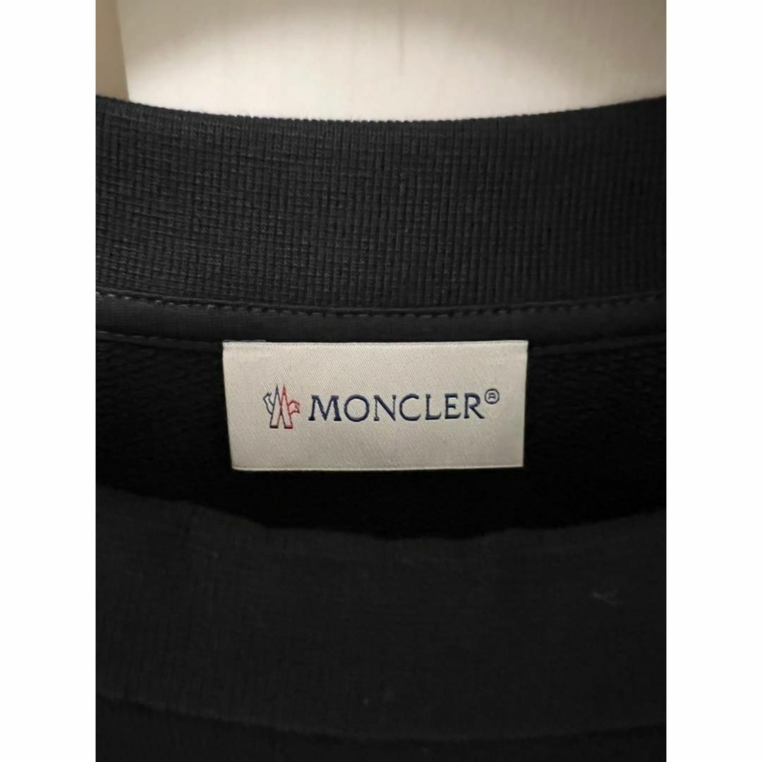 ☆未使用・本物保証☆MONCLER レタリングロゴ スウェット L ブラック 黒