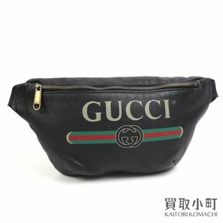 グッチ(Gucci)のグッチ【GUCCI】ロゴプリント ベルトバッグ(ボディーバッグ)