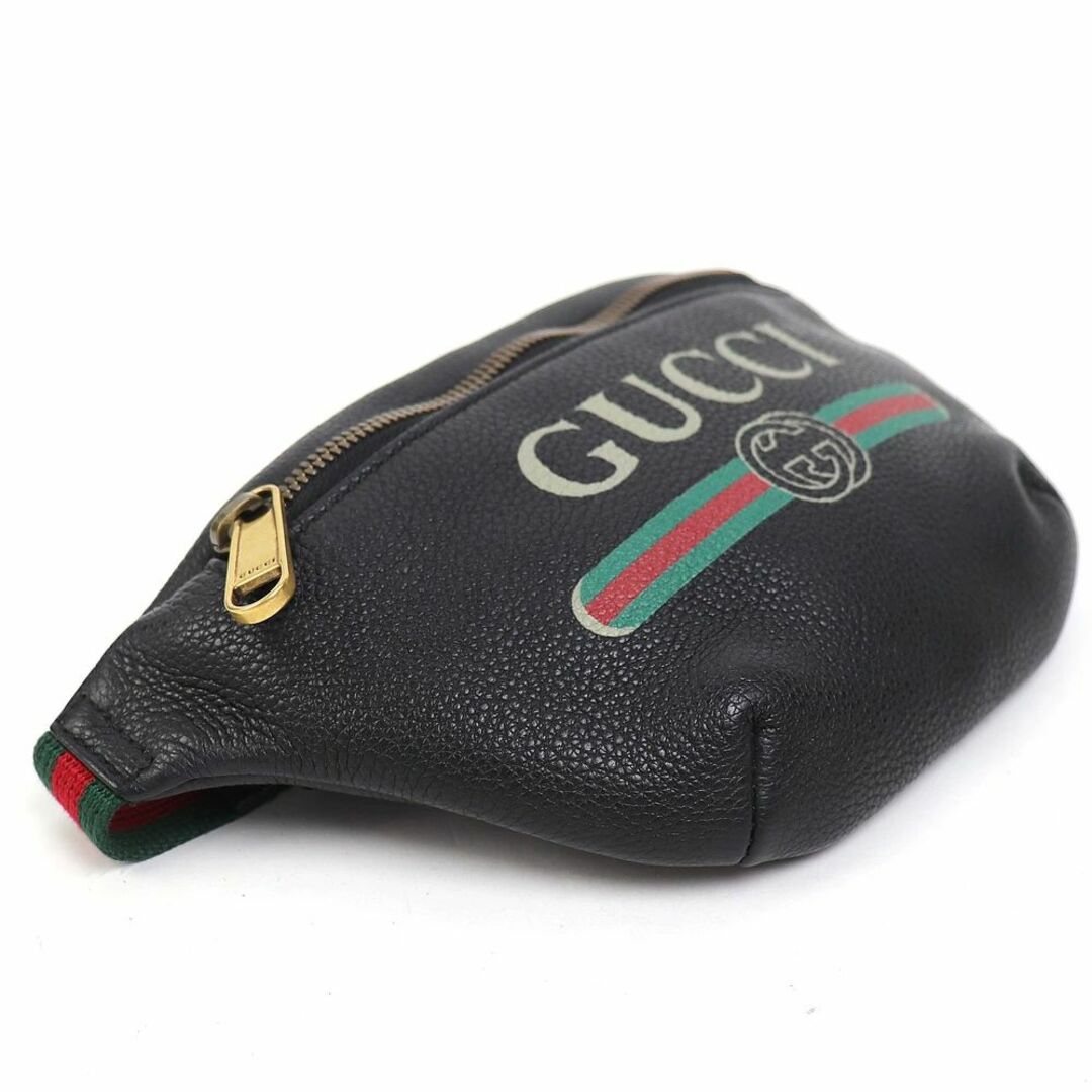 Gucci - グッチ【GUCCI】ロゴプリント ベルトバッグの通販 by 買取小町 
