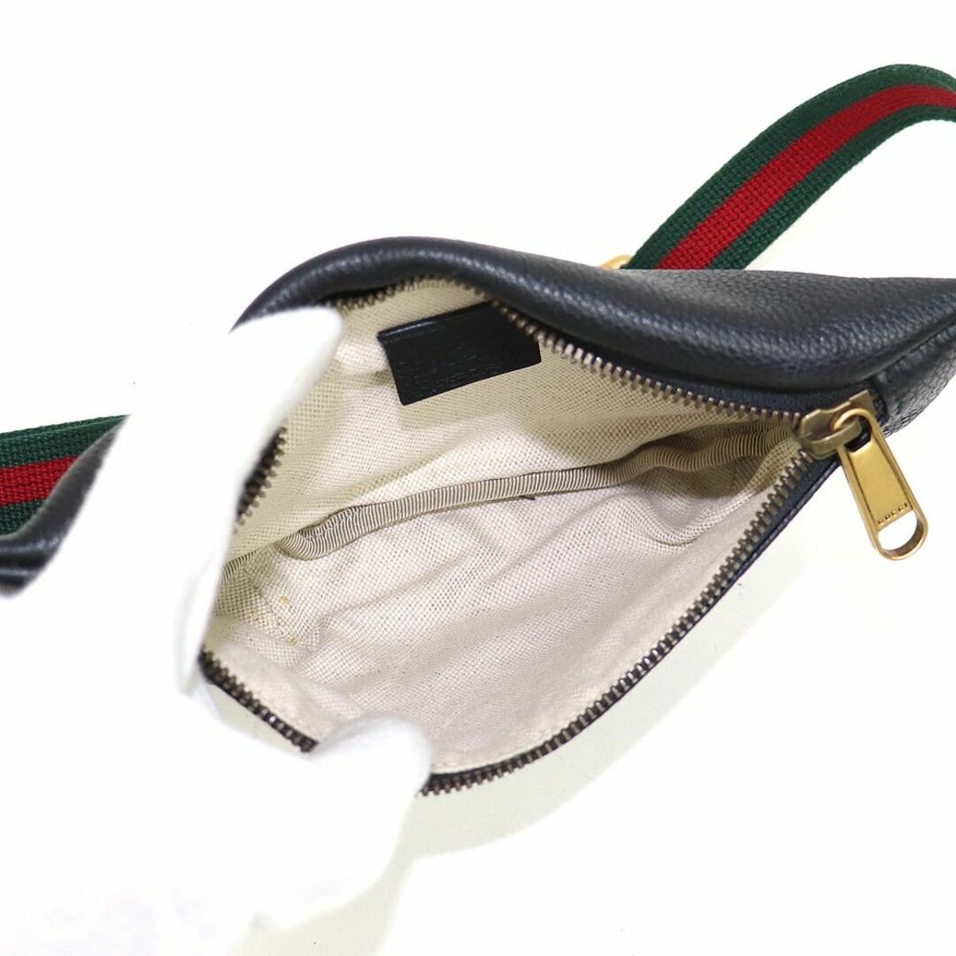 Gucci - グッチ【GUCCI】ロゴプリント ベルトバッグの通販 by 買取小町