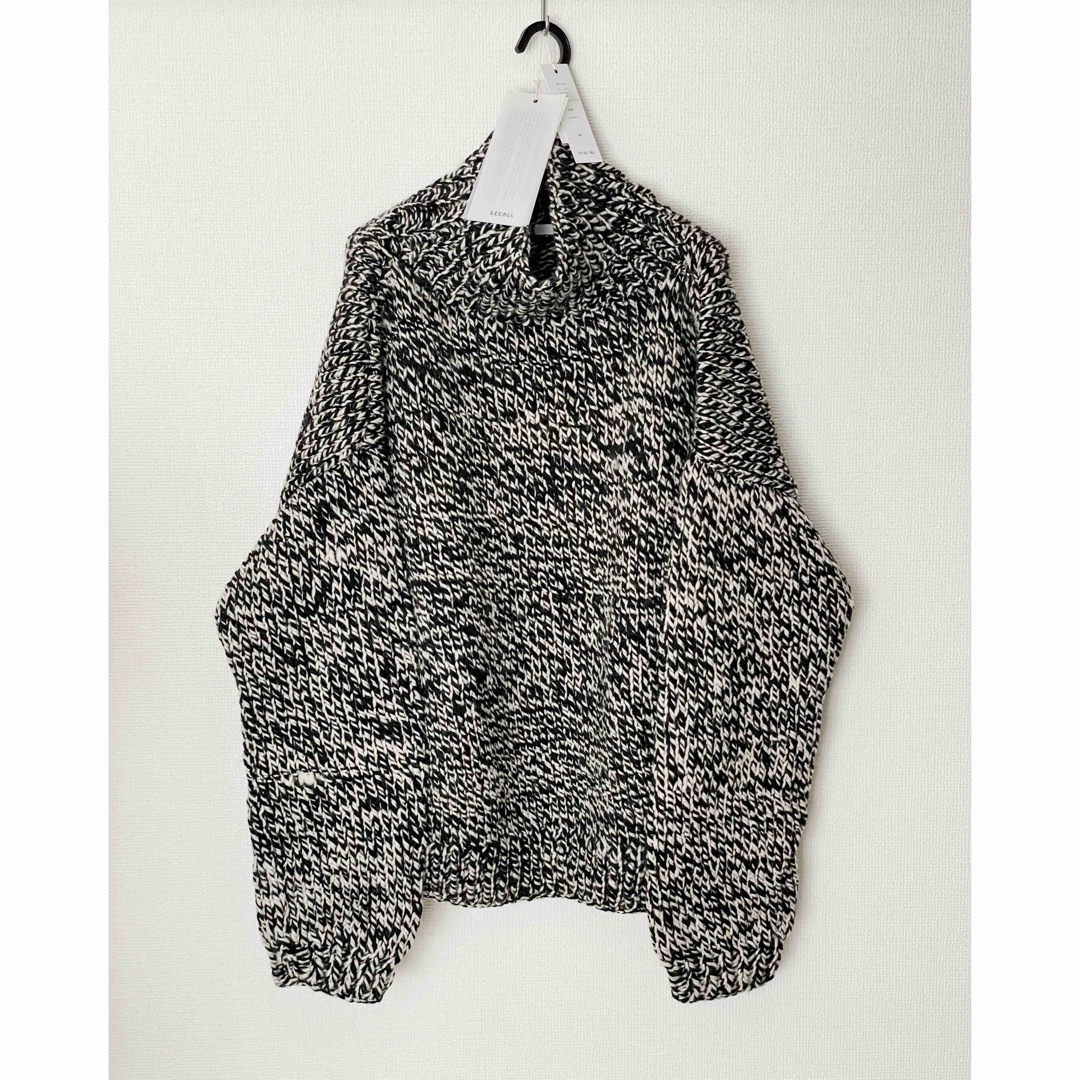 SEEALL hand oversized highneck sweaterニット/セーター