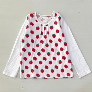 ブランシェス(Branshes)のいちごロンT ブランシェス　サイズ110(Tシャツ/カットソー)