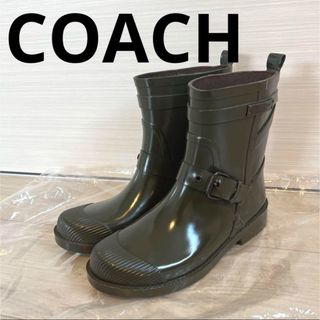 COACH - コーチ レインブーツ US7B レディース美品 の通販 by ブラン