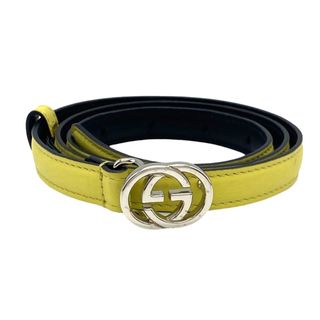 グッチ ベルト(イエロー/黄色系)の通販 73点 | Gucciを買うならラクマ