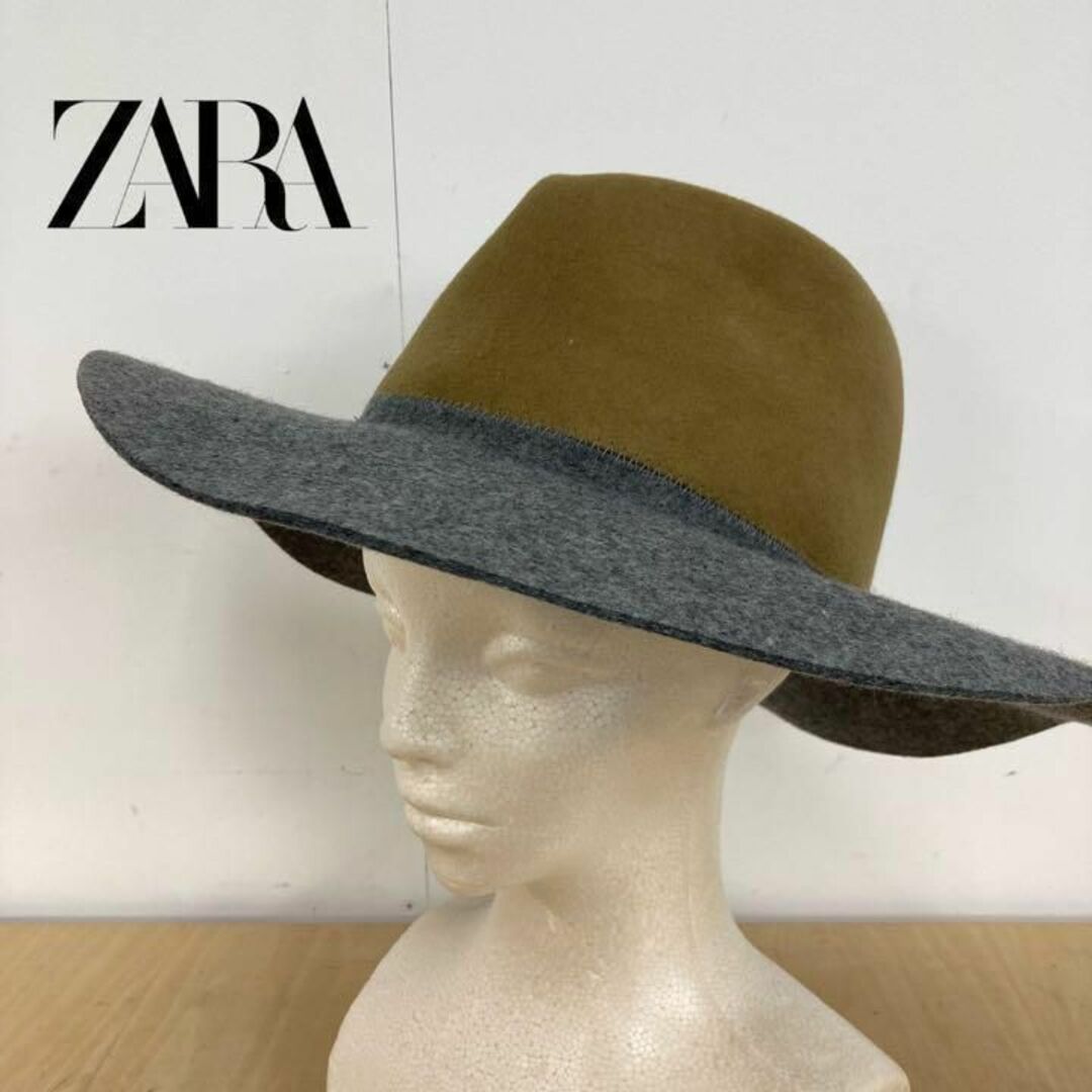 ZARA(ザラ)のZARA フェルトバイカラー ハット レディースの帽子(ハット)の商品写真