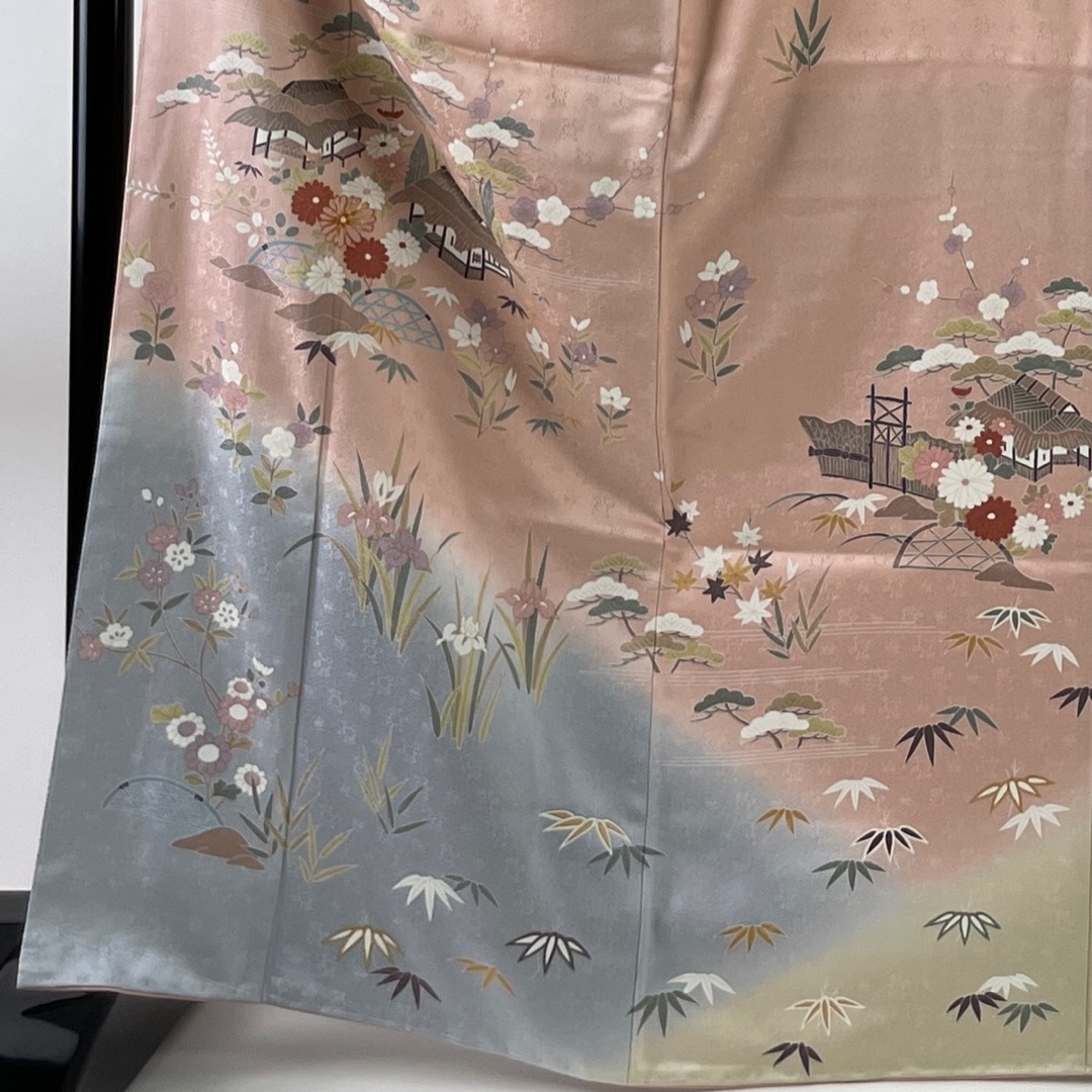 訪問着 身丈167.5cm 裄丈66cm 正絹 美品 秀品 1