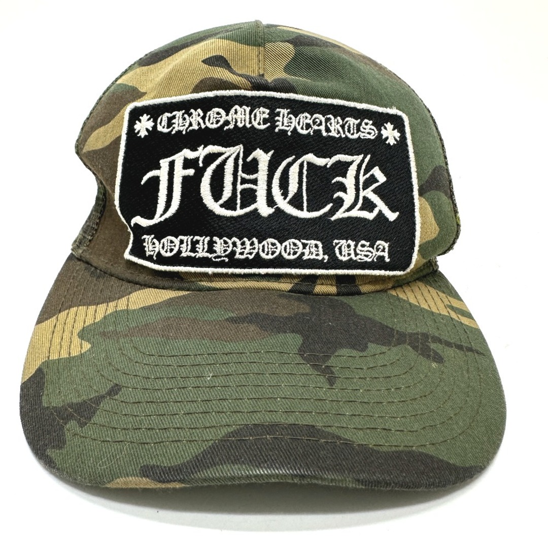 クロムハーツ CHROME HEARTS FUCK 迷彩 カモフラ 帽子 キャップ帽