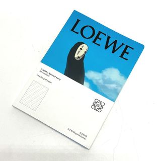 ロエベ(LOEWE)のロエベ LOEWE 千と千尋の神隠し カオナシ スタジオジブリコラボ ノベルティ 非売品 ノートブック ペーパー ブルー 未使用(ノート/メモ帳/ふせん)