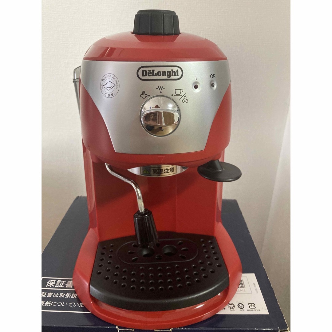 DeLonghi エスプレッソ・カプチーノメーカー EC221Rデロンギ | フリマアプリ ラクマ