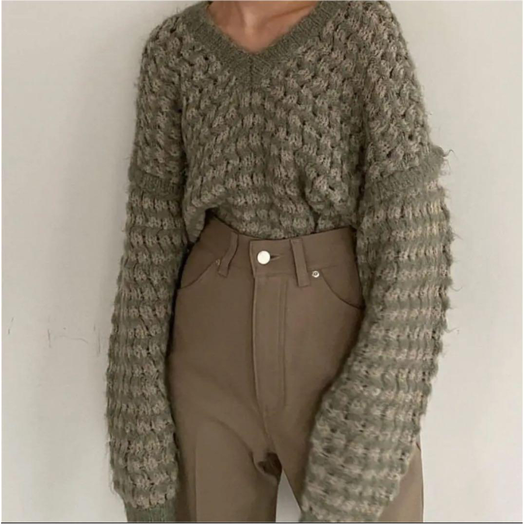 CLANE MIX COLOR V NECK KNIT | フリマアプリ ラクマ
