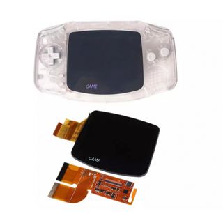 ゲームボーイアドバンス(ゲームボーイアドバンス)の3.0 INCH IPS AGB LAMINATED HOUSING KIT白(その他)