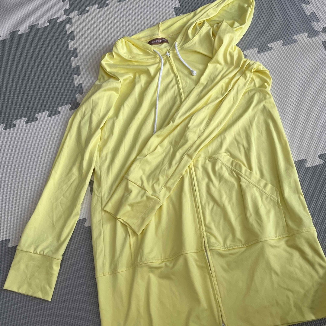 PEAK&PINE(ピークアンドパイン)の黄色　ラッシュガード レディースのジャケット/アウター(その他)の商品写真