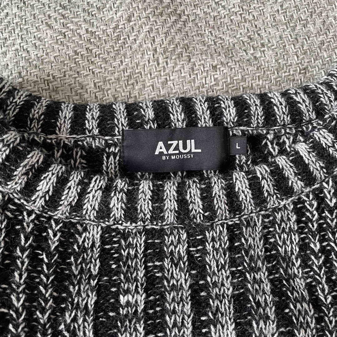 AZUL by moussy(アズールバイマウジー)のAZUL ニット トップス メンズL メンズのトップス(ニット/セーター)の商品写真
