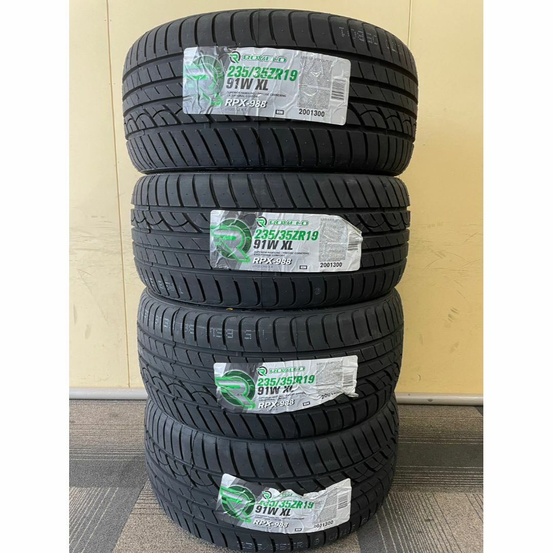 235/35R19 新品未使用 タイヤ 4本セット 送料無料！ROVERO | フリマアプリ ラクマ