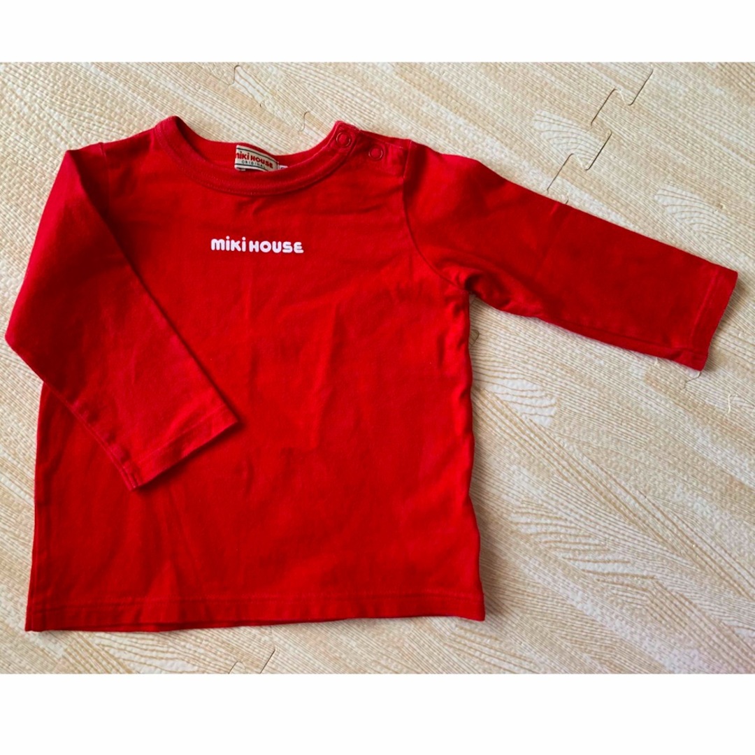 mikihouse(ミキハウス)のmikihouse ロンT キッズ/ベビー/マタニティのベビー服(~85cm)(Ｔシャツ)の商品写真