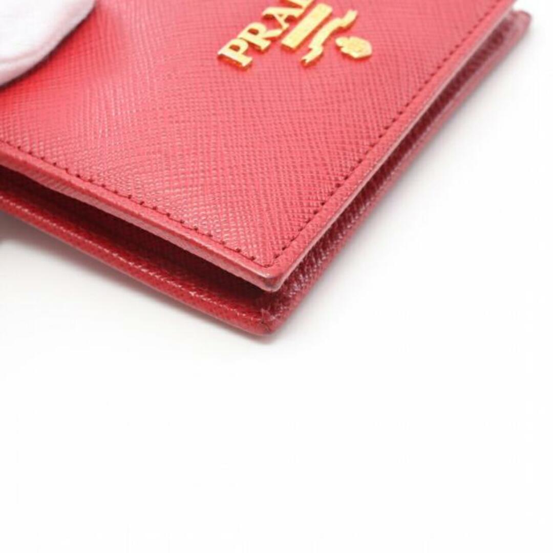 PRADA(プラダ)のSAFFIANO METAL 二つ折り財布 サフィアーノレザー レッド レディースのファッション小物(財布)の商品写真