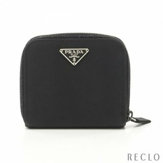 プラダ(PRADA)のTESSUTO 二つ折り財布 ナイロン ブラック(財布)