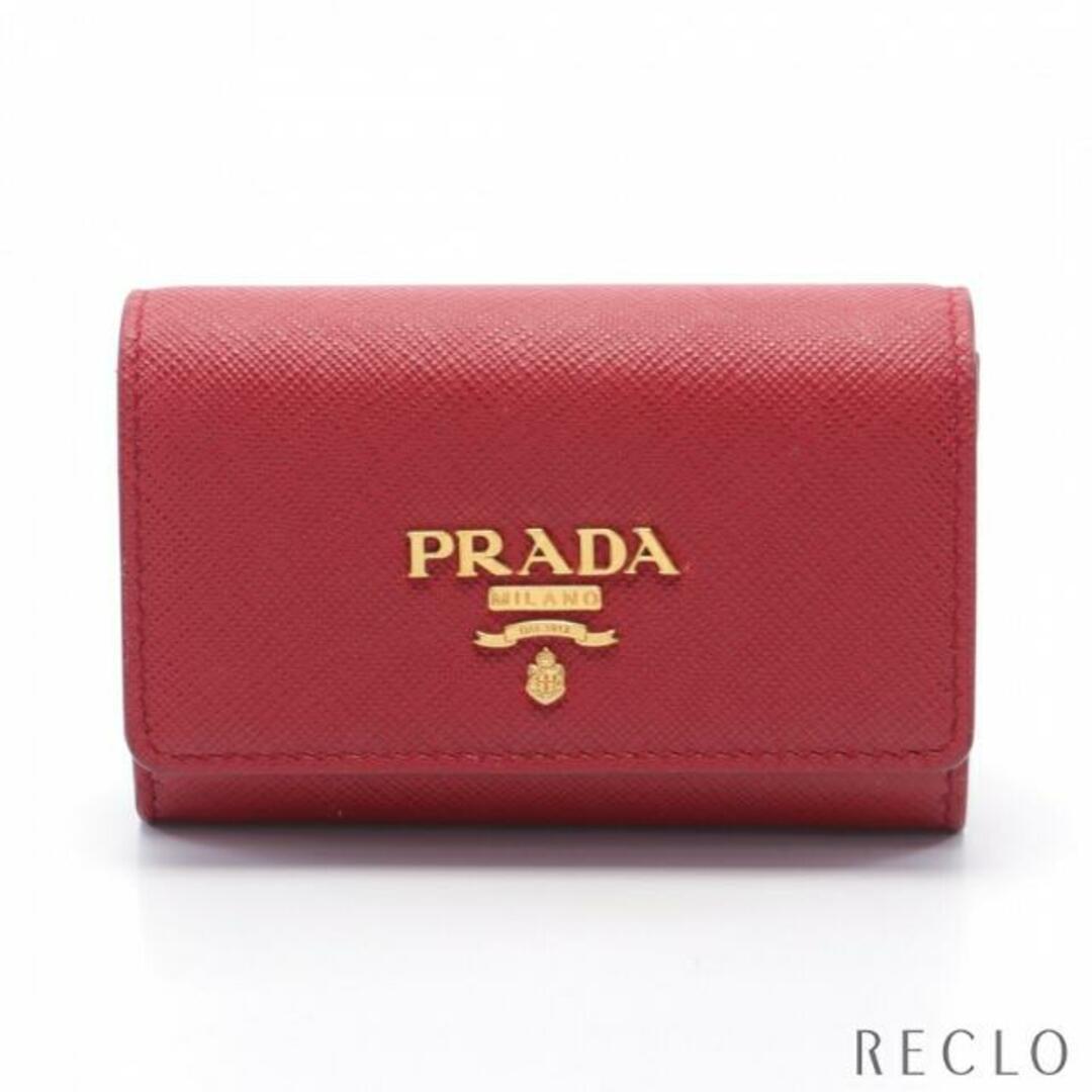 PRADA - SAFFIANO METAL カードケース サフィアーノレザー レッドの