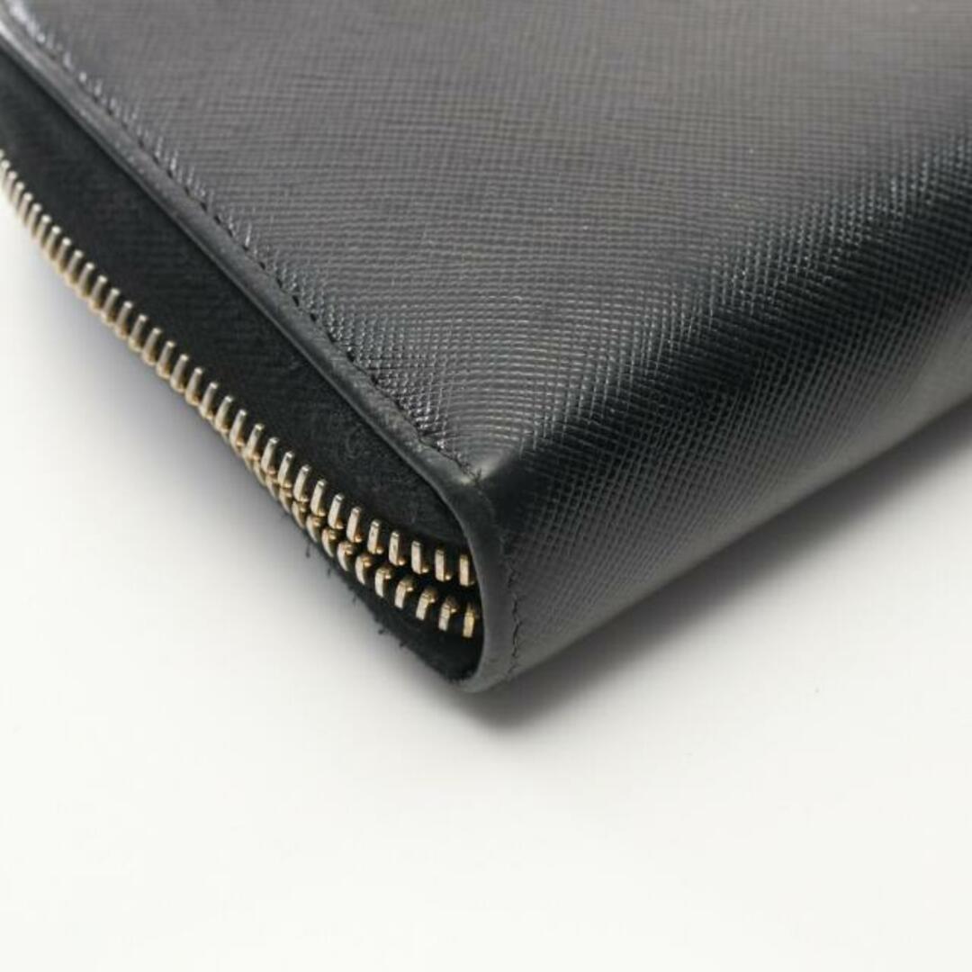 PRADA(プラダ)のSAFFIANO METAL ラウンドファスナー長財布 サフィアーノレザー ブラック レディースのファッション小物(財布)の商品写真