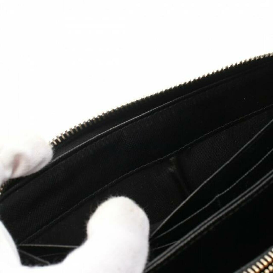 PRADA(プラダ)のSAFFIANO METAL ラウンドファスナー長財布 サフィアーノレザー ブラック レディースのファッション小物(財布)の商品写真