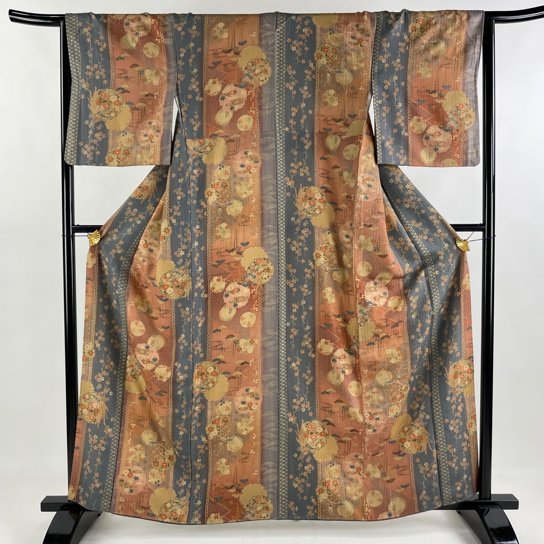 小紋 身丈161cm 裄丈65.5cm 正絹 秀品 【中古】 | フリマアプリ ラクマ