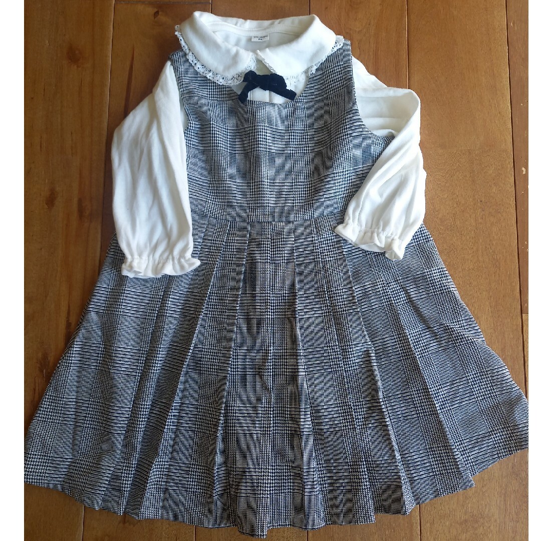 セレモニー用ワンピースセット　95サイズ キッズ/ベビー/マタニティのキッズ服女の子用(90cm~)(ワンピース)の商品写真