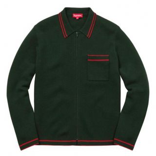 シュプリーム(Supreme)のSupreme Zip Up Polo Sweatshirt(ニット/セーター)