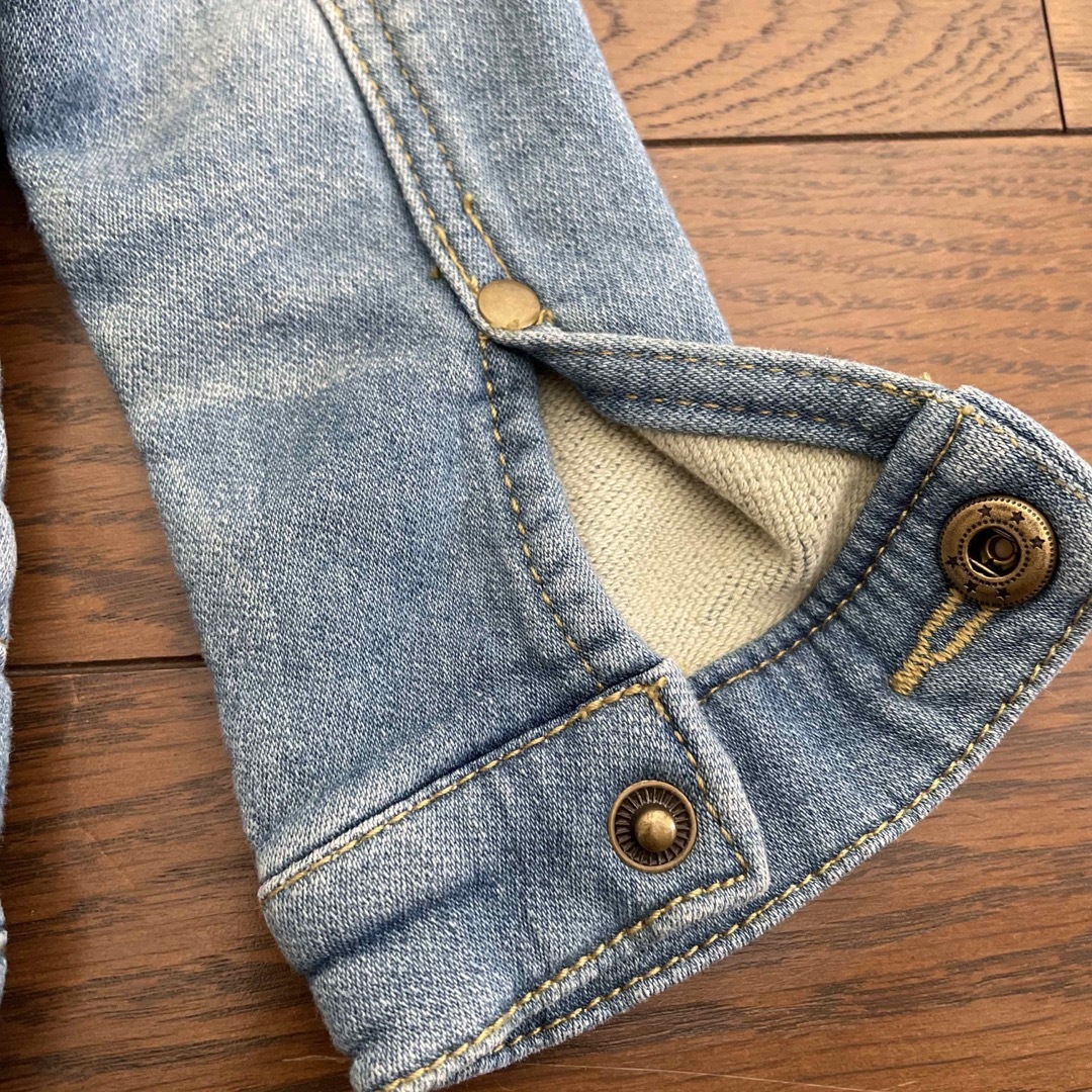 JUNK STORE(ジャンクストアー)のジョンクストア　90  ジージャン　デニム　ジャケット キッズ/ベビー/マタニティのキッズ服男の子用(90cm~)(ジャケット/上着)の商品写真