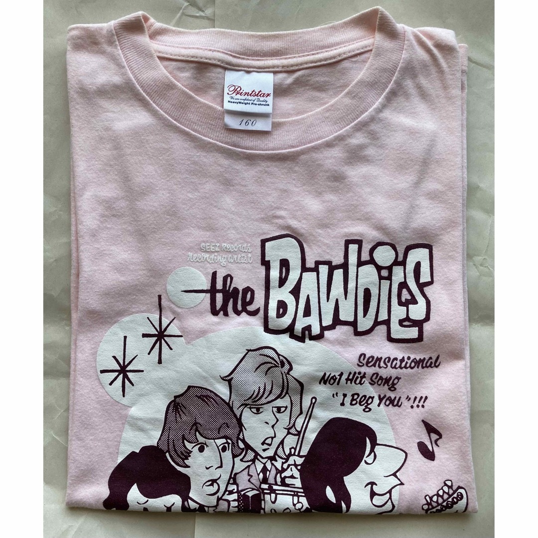 稀少 THE BAWDIES ロッキンジェリービーン コラボTシャツ ROLL