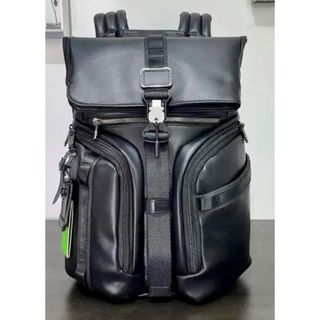 トゥミ(TUMI)の【未使用】TUMI「ロジスティック」バックパック レザー(バッグパック/リュック)