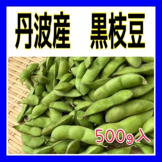 丹波産黒枝豆　500g入‼️(野菜)