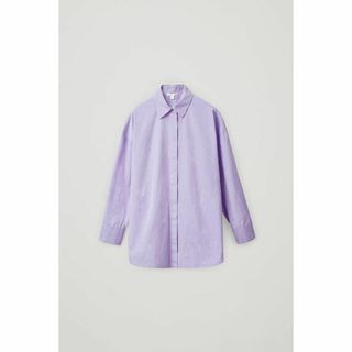 コス(COS)の美品　ROUND CUT COTTON SHIRT(シャツ/ブラウス(長袖/七分))