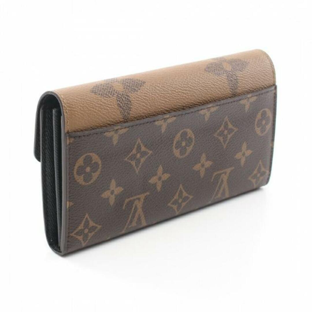 LOUIS VUITTON(ルイヴィトン)のポルトフォイユ サラ モノグラムジャイアント リバース 二つ折り長財布 PVC ブラウン ライトブラウン レディースのファッション小物(財布)の商品写真