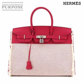 エルメス(Hermes)の新品 未使用 エルメス HERMES バーキン 35 フレイ フレイ ハンド バッグ ツイルアッシュ スイフト エクリュ フランボワーズ Z刻印 VLP 90151598(ハンドバッグ)