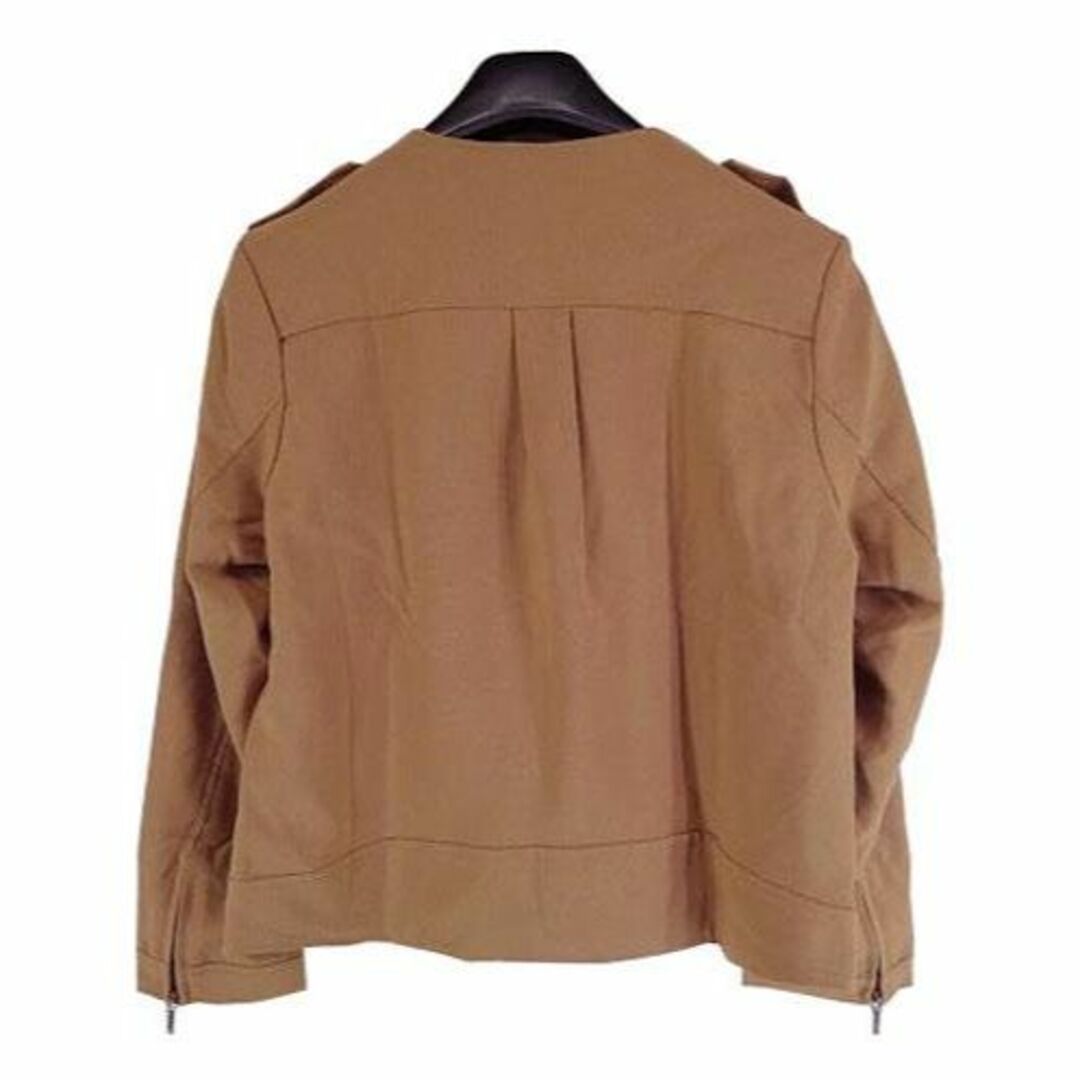 SS2067◇ 新品 ジャケット 長袖 肩ベルトデザインボタン サイズ1 オーク レディースのジャケット/アウター(ノーカラージャケット)の商品写真