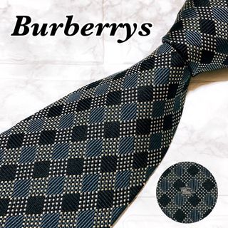 バーバリー(BURBERRY)のBUBERRYS バーバリーズ　ネクタイ　ホースロゴ　アーガイルチェック柄(ネクタイ)