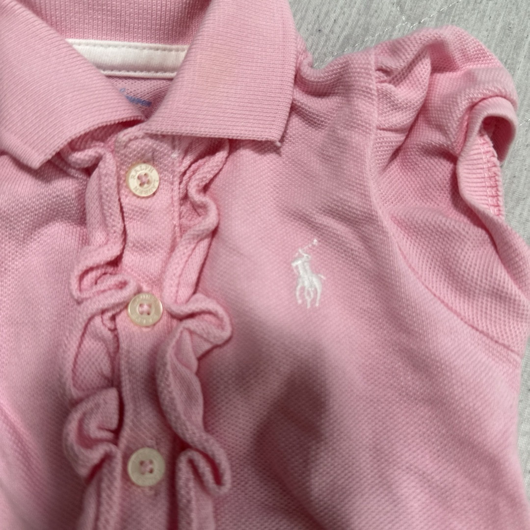 POLO RALPH LAUREN(ポロラルフローレン)のラルフローレン　ロンパース　半袖 キッズ/ベビー/マタニティのベビー服(~85cm)(ロンパース)の商品写真