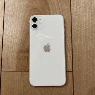 アイフォーン(iPhone)のiPhone11  ホワイト 128GB SIMフリー(スマートフォン本体)