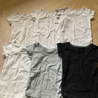 ユニクロ(UNIQLO)のユニクロ　半袖　肌着　80(肌着/下着)