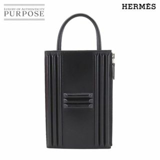 エルメス(Hermes)の未使用 展示品 エルメス HERMES カデナ クラッチ バッグ タデラクト ブラック U刻印 シルバー 金具 VLP 90196320(クラッチバッグ)