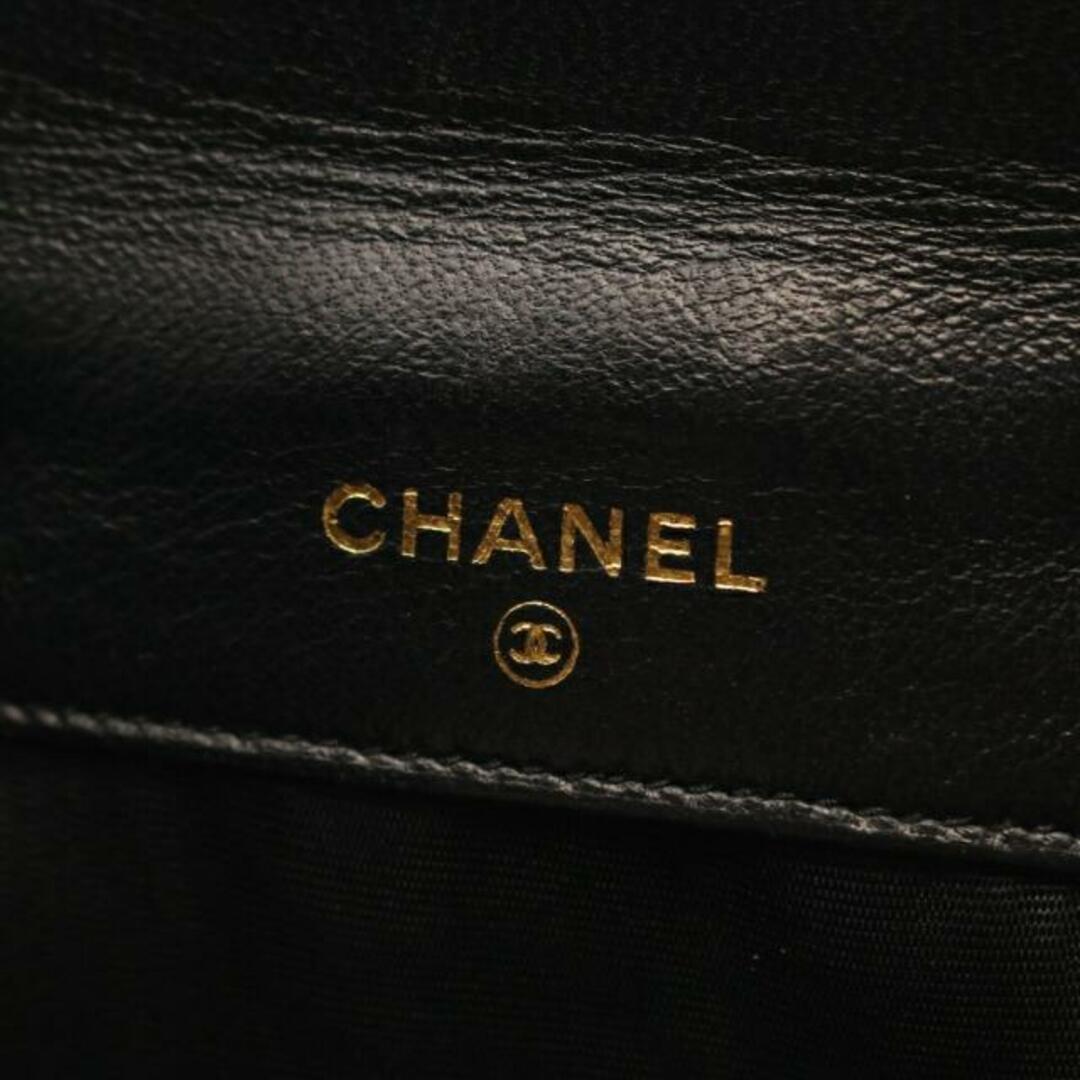 CHANEL(シャネル)のココマーク Wホック財布 二つ折り財布 キャビアスキン ブラック ゴールド金具 レディースのファッション小物(財布)の商品写真