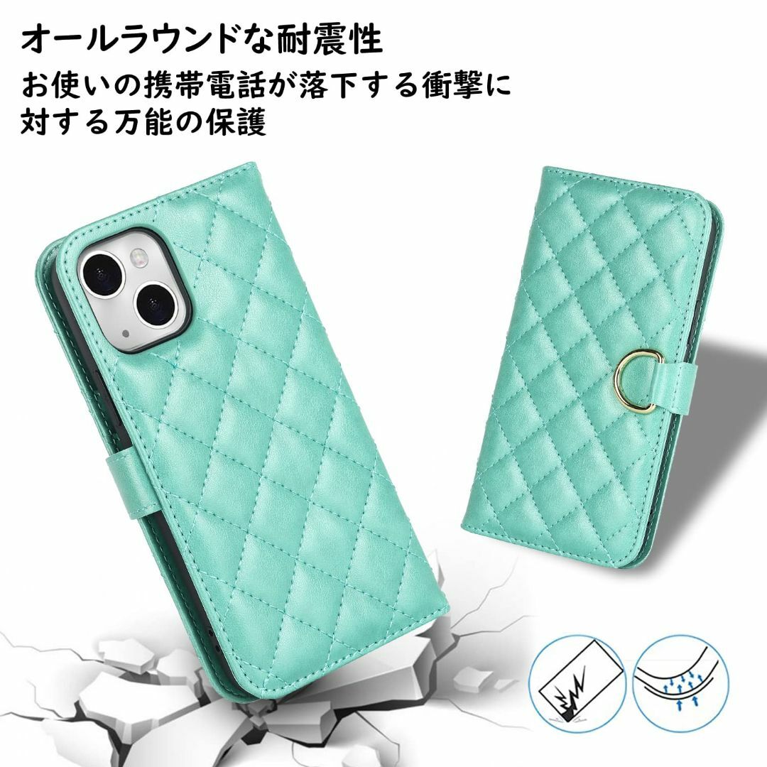 【色: ライトグリーン】Ｈａｖａｙａ スマホショルダー iPhone13ケース  スマホ/家電/カメラのスマホアクセサリー(その他)の商品写真