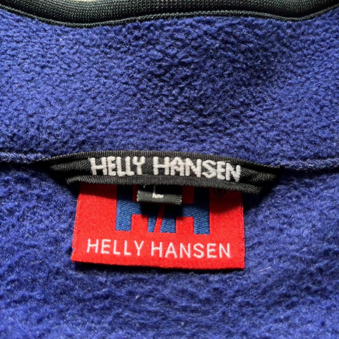 HELLY HANSEN(ヘリーハンセン)のヘリーハンセン　ハーフジップ　フリースジャケット　Lサイズ　ネイビー　古着 メンズのジャケット/アウター(ブルゾン)の商品写真