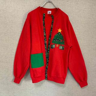 ジャージーズ(JERZEES)のジャージーズ　90s 00s  アメリカ古着　クリスマス　アメリカ輸入　古着(トレーナー/スウェット)