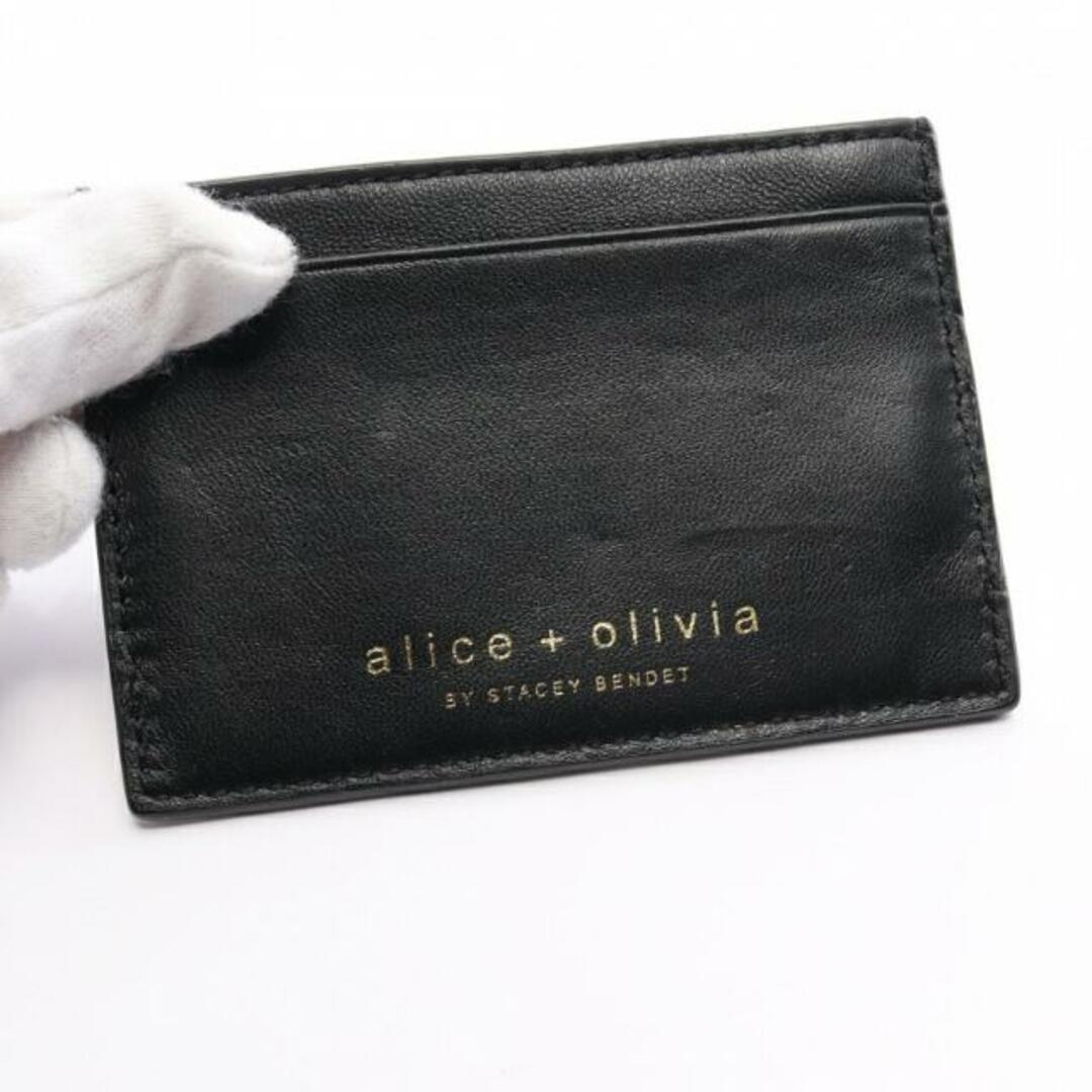 Alice+Olivia(アリスアンドオリビア)のSTACE FACE カードケース レザー ブラック ホワイト レッド レディースのファッション小物(名刺入れ/定期入れ)の商品写真