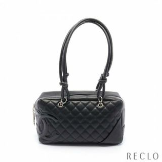 未使用 展示品 シャネル CHANEL カンボンライン ラージ トート バッグ レザー エナメル ブラック A25169 VLP 90208930