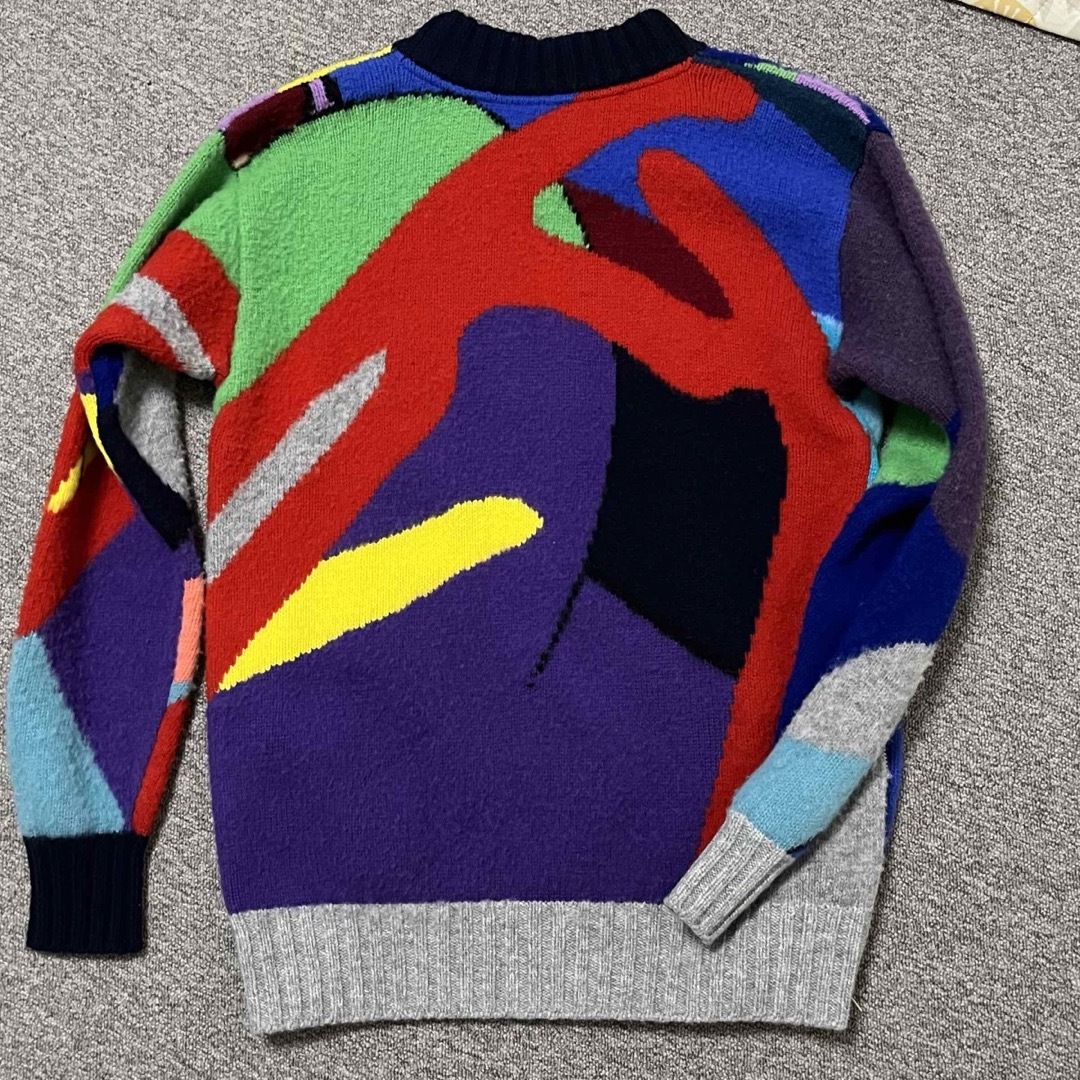 美品　sacai サカイ　ニット　セーター　ウール　s カラー　kolor