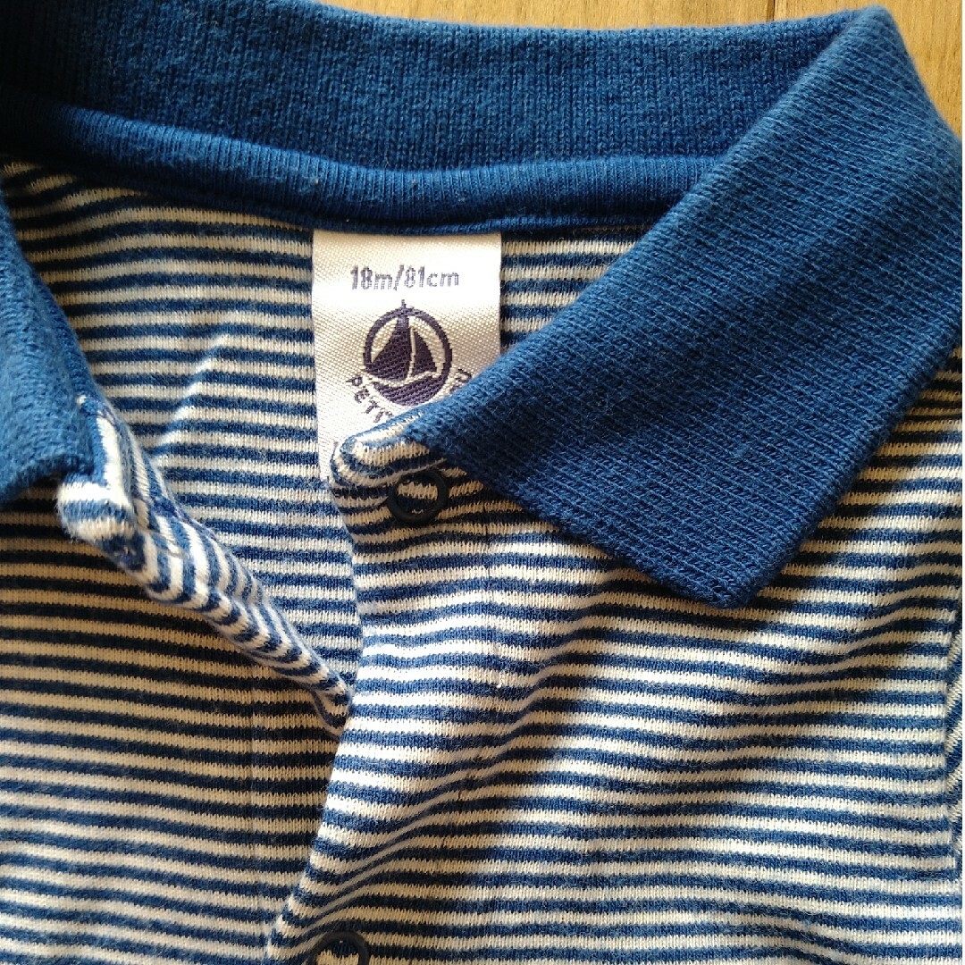 PETIT BATEAU(プチバトー)のプチバトー　18m 美品 キッズ/ベビー/マタニティのベビー服(~85cm)(Ｔシャツ)の商品写真